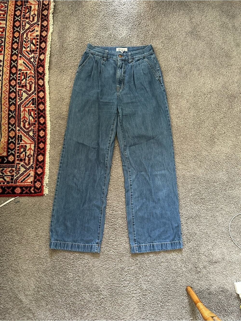 Madewell Baggy Straight Jeans